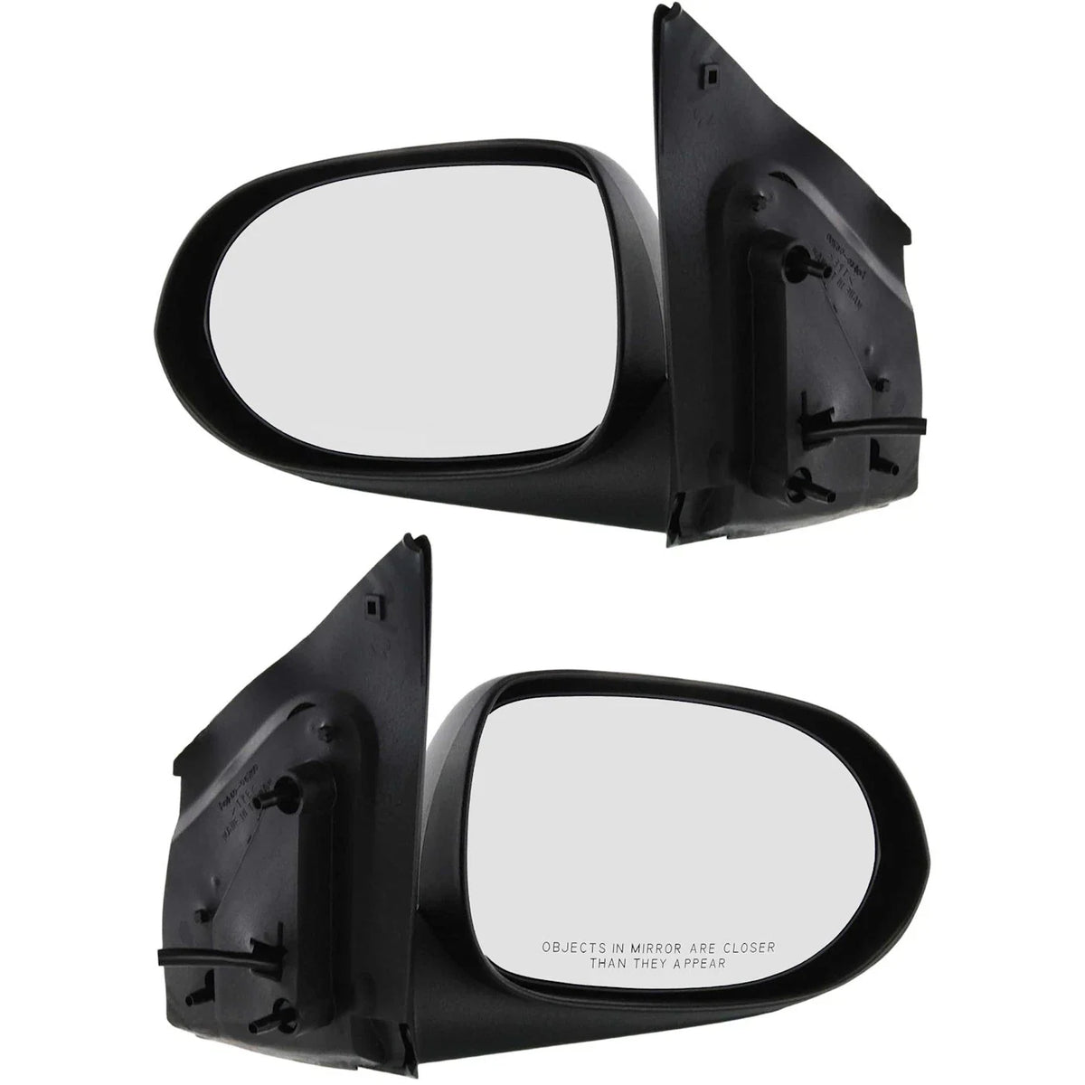 Power Mirror Pair - Textured Black for Dodge Caliber 2007-2012