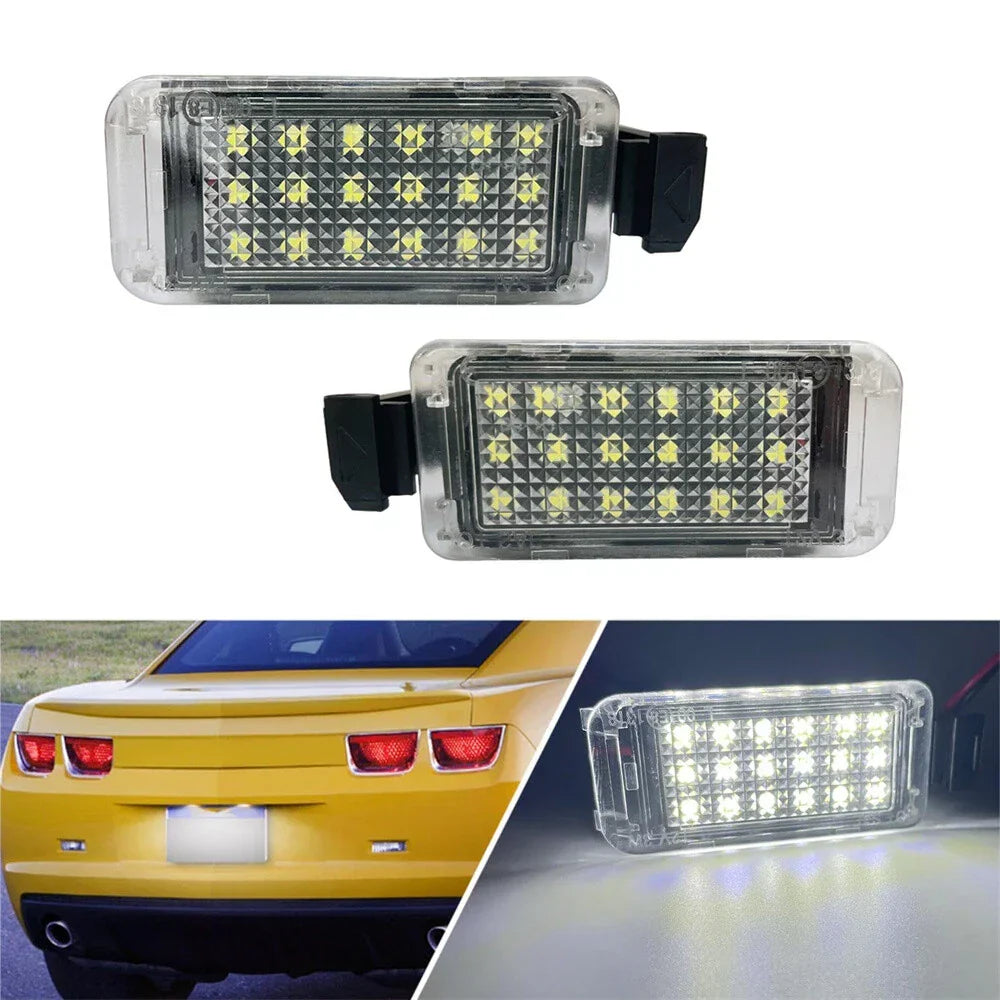 White LED Light for License Plate - Chevrolet Camaro 2010-2013
