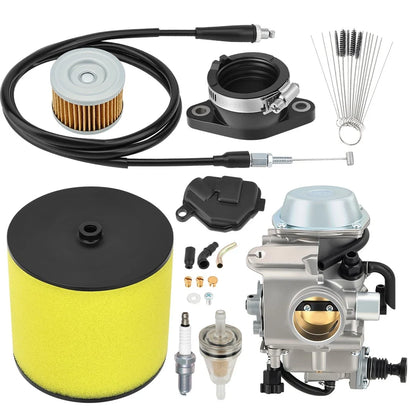 Carburetor for Honda Fourtrax 300 TRX300 TRX300FW (1993–2000) w/Air & Oil Filter Kit