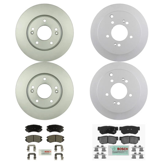 Bosch Quietcast Disc Brake Pad Kit & Rotors for Hyundai Tucson (2016–2023)
