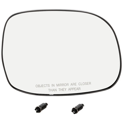 Mirror Glass for Toyota Sequoia (2001–2007) with Backing Plate, Passenger Side