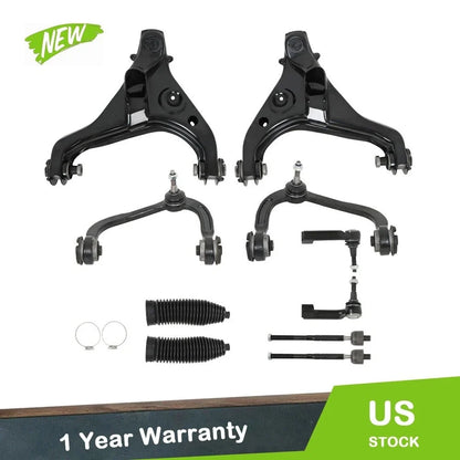 4-Piece Control Arms and Tie Rods Set for 2009-2013 Ford Expedition/Navigator