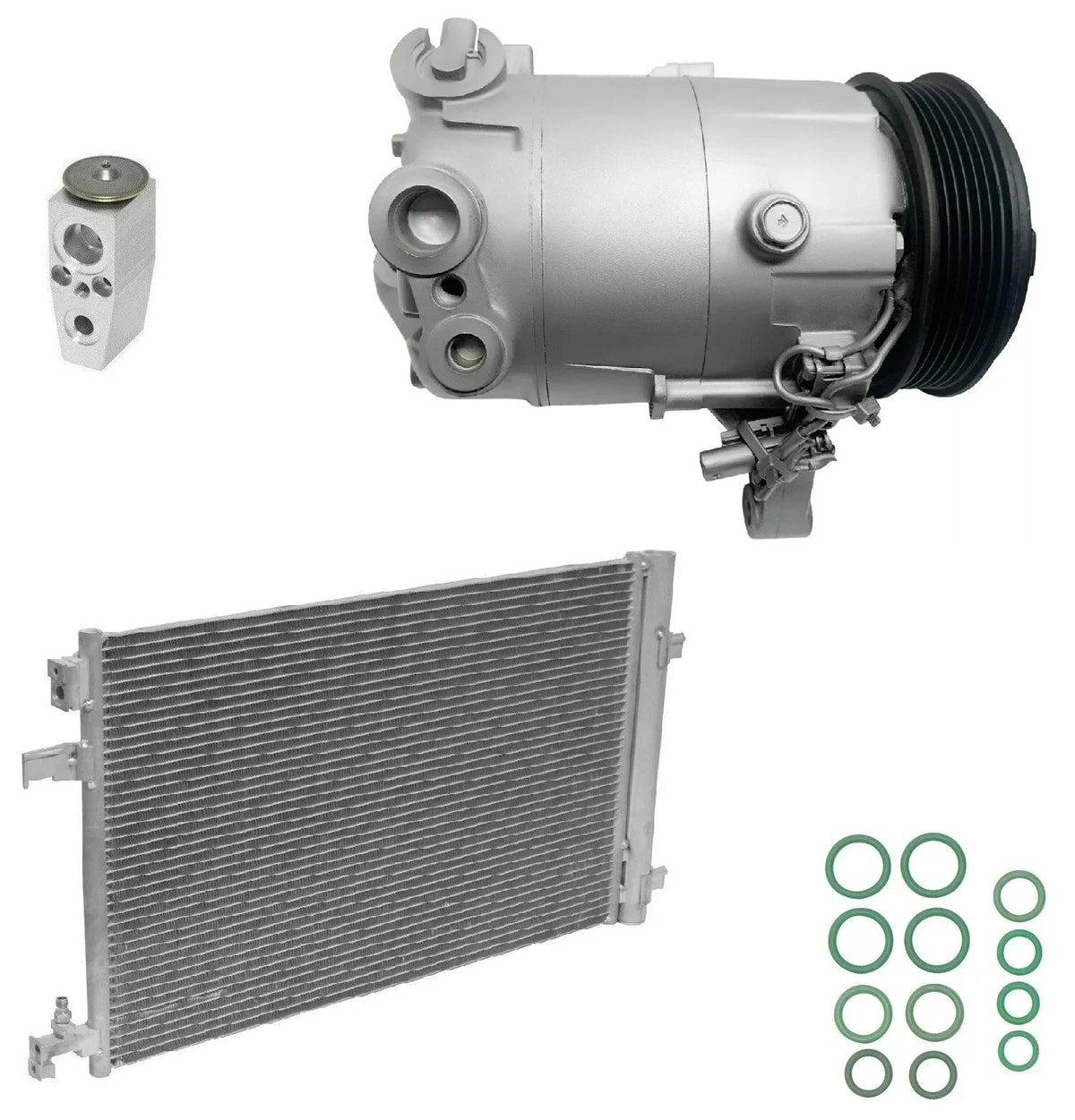 AC Compressor Kit With Condenser for Buick LaCrosse 3.6L (2015–2015)