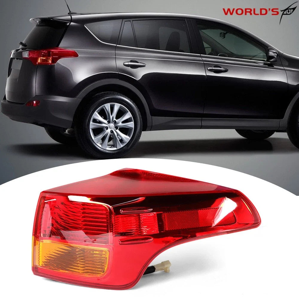 Outer Right Tail Light Assembly for Toyota RAV4 (2013–2015) Red Lamp