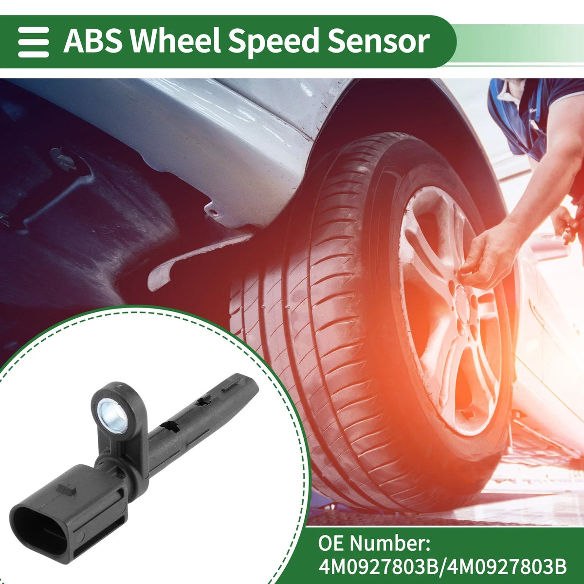 ABS Wheel Speed Sensor 4M0927803B for Audi Q5 (2022–2023)