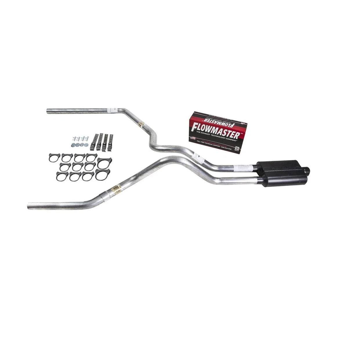Dual Exhaust 2.5" MA Pipe for Ram 1500 (2009–2013) - Flowmaster Super 44