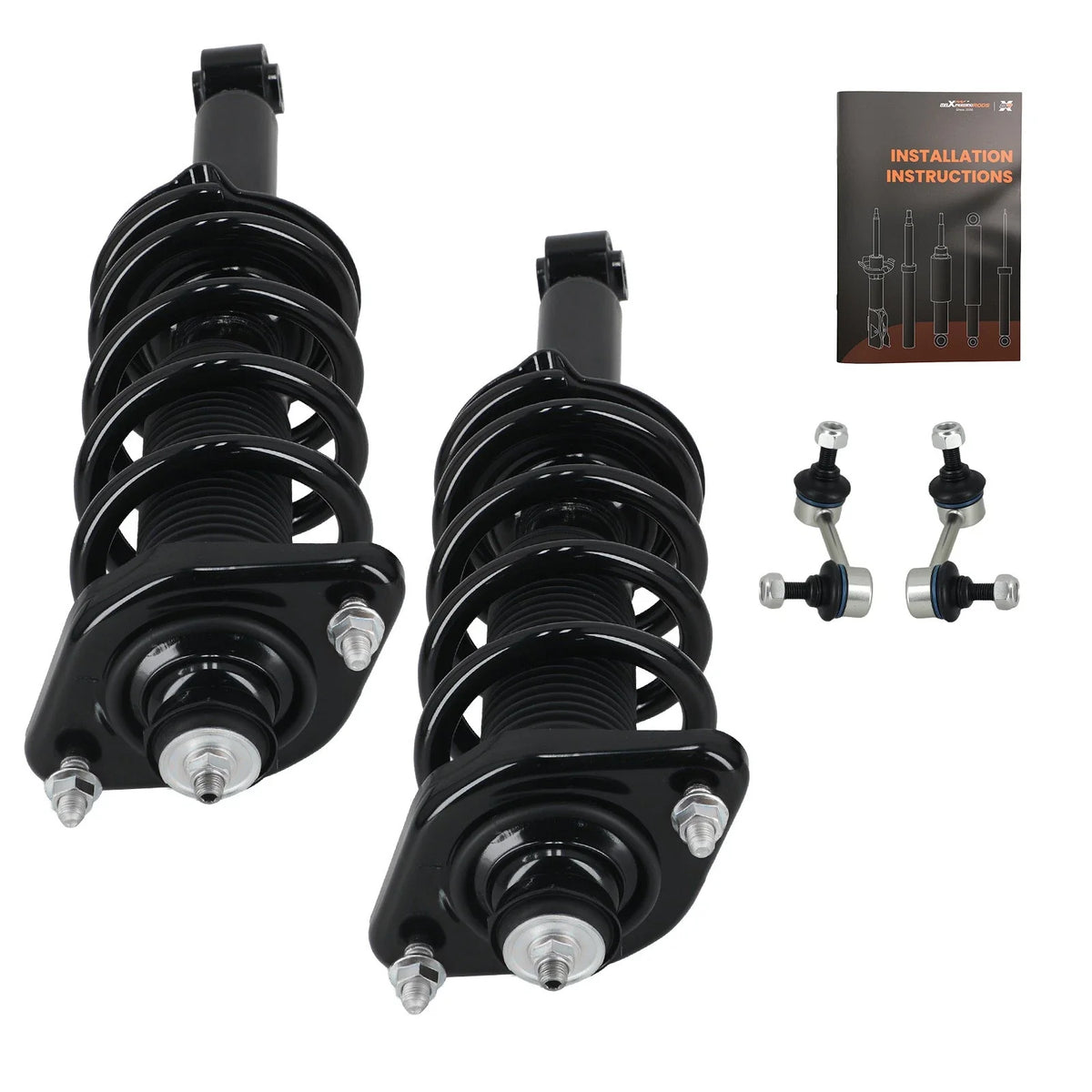 Rear Struts with Sway Bar Links & Coil Springs for Honda CR-V 2012-2016