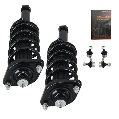 Rear Struts with Sway Bar Links & Coil Springs for Honda CR-V 2012-2016