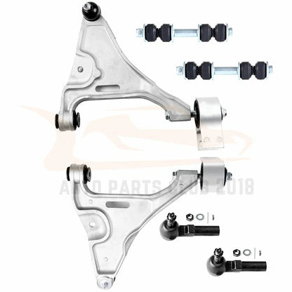 2-Piece Set of Lower Control Arms with Tie Rods for Buick Lucerne 2006-2011