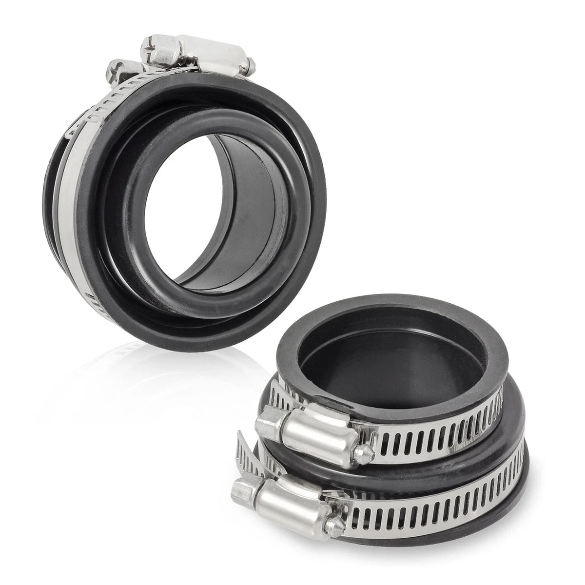 Rubber Boots for Air Box Frame w/Clamps - Honda TRX 250X 300EX 300X (2-Pack)