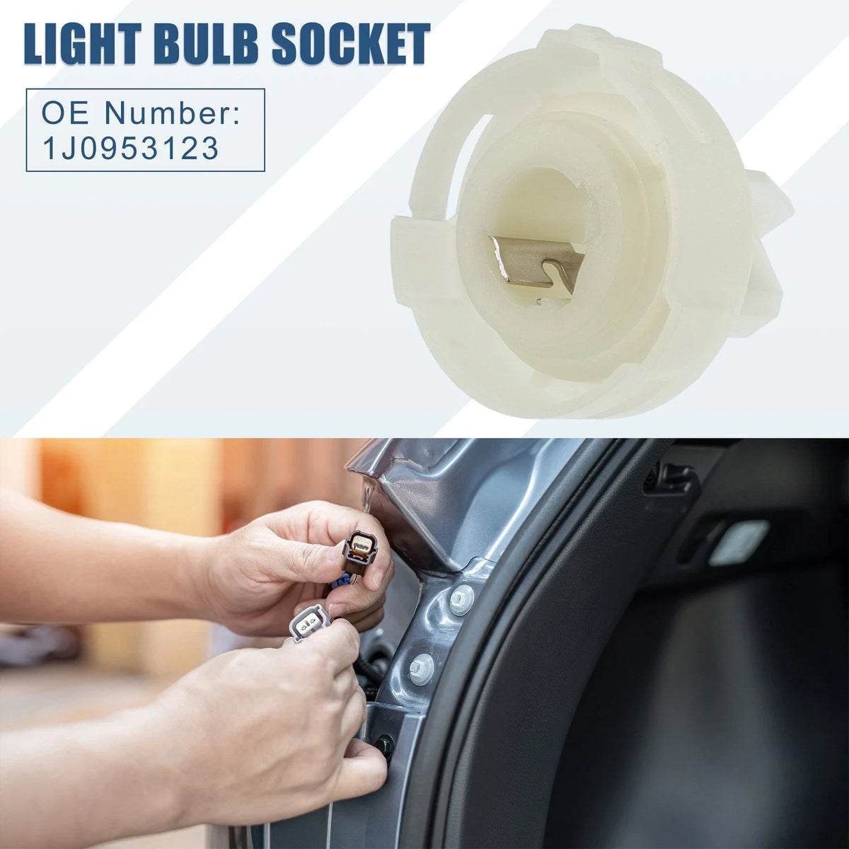 Light Bulb Socket No.1J0953123 for Volkswagen Golf (1998–2009)