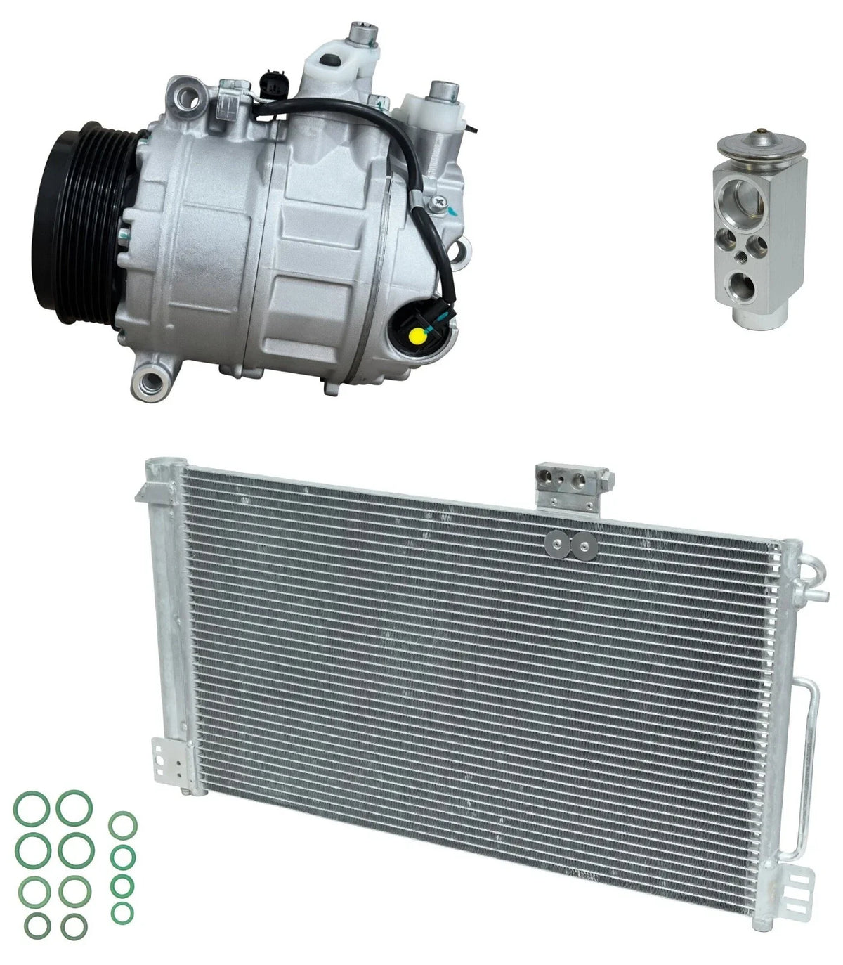 AC Compressor Kit with Condenser for Mercedes CLK500 5.0L (2004–2004)