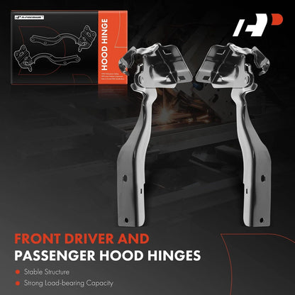 Hood Hinges - 2 Pieces for Nissan Sentra Sedan (2013–2019)