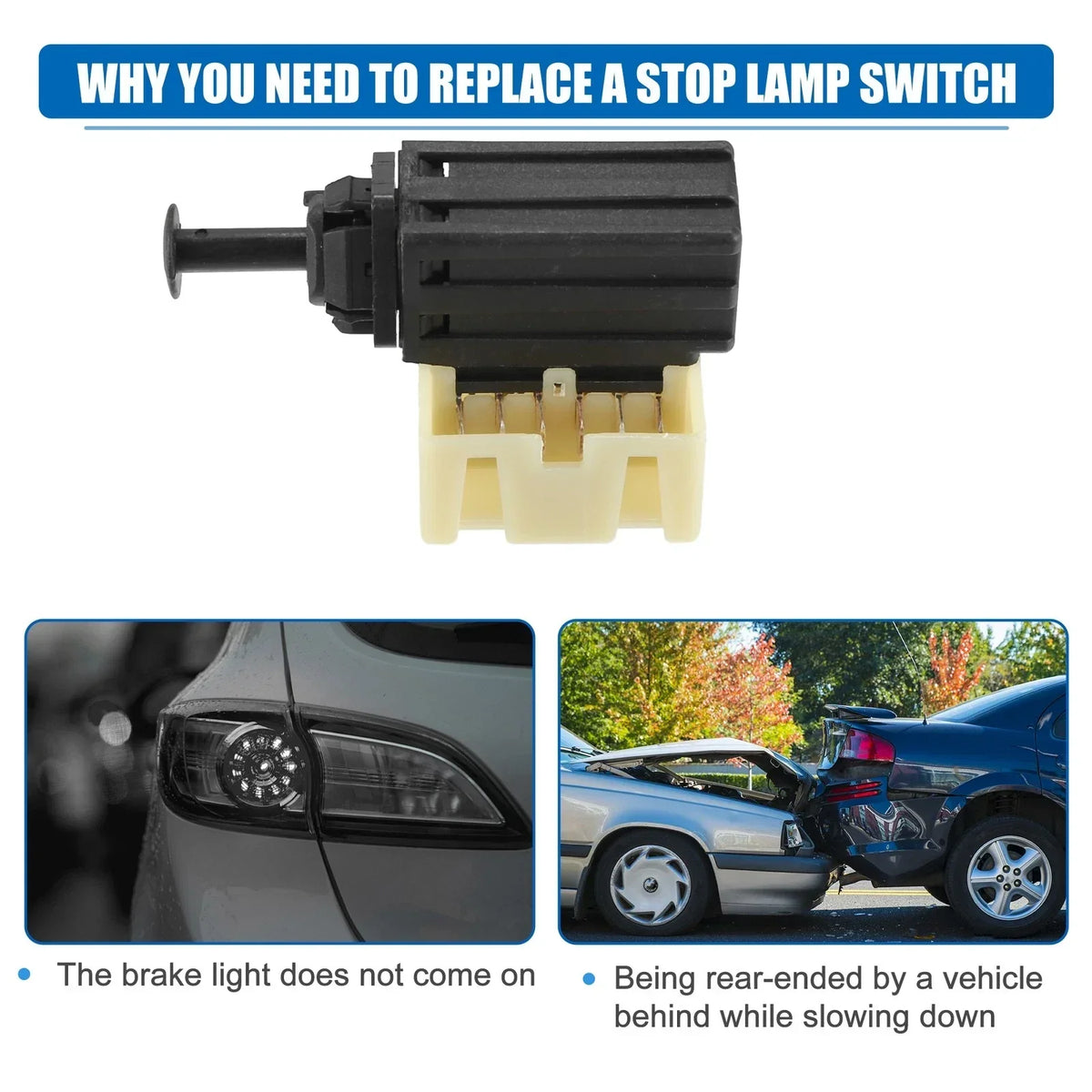 Stoplight Switch for Dodge Charger 2006-2010 (Set of 2 Stop Lamps)