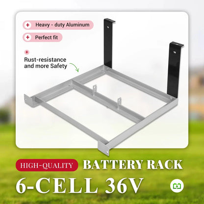 36V Aluminum Battery Tray for EZGO TXT/Medalist (1994–Present)