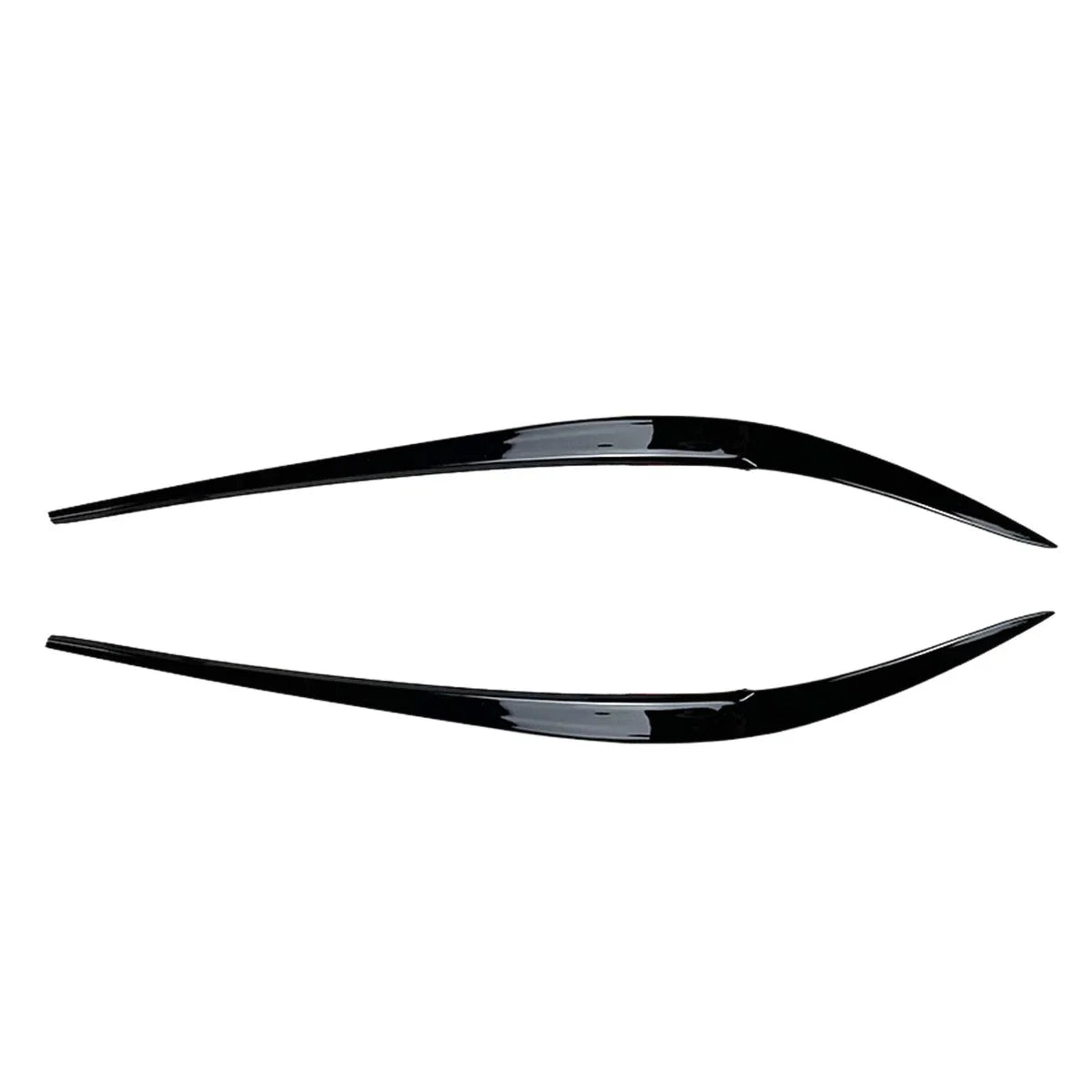 Set of 2 Black Front Headlight Eyelid Eyebrow Trims for BMW 3 Series G20 G28 (2019–2021)