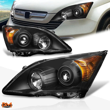Replacement Projector Headlight with Amber Corner for Honda CR-V 2007–2011