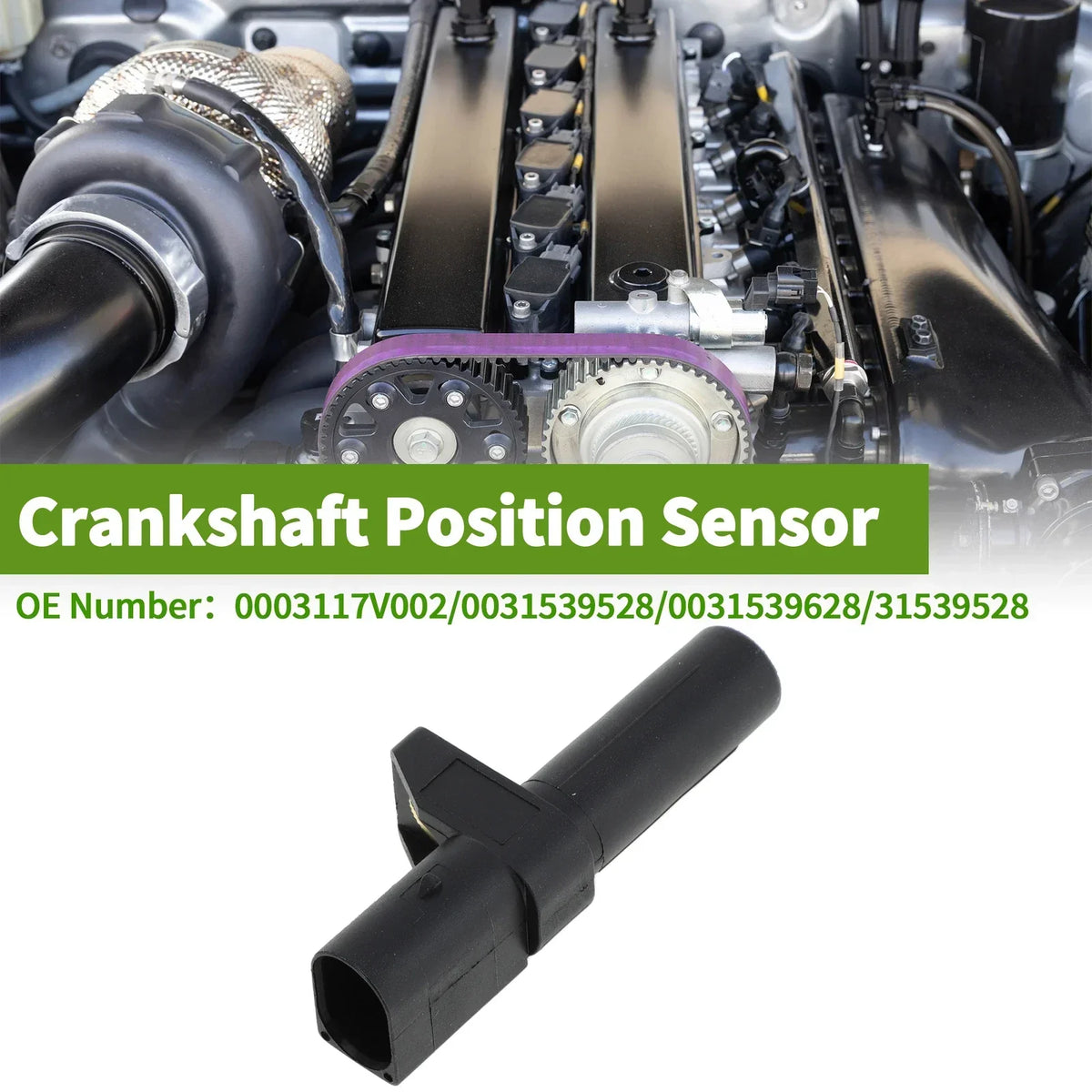 1 Pc Crankshaft Position Sensor for MERCEDES-BENZ C280 1997-2000