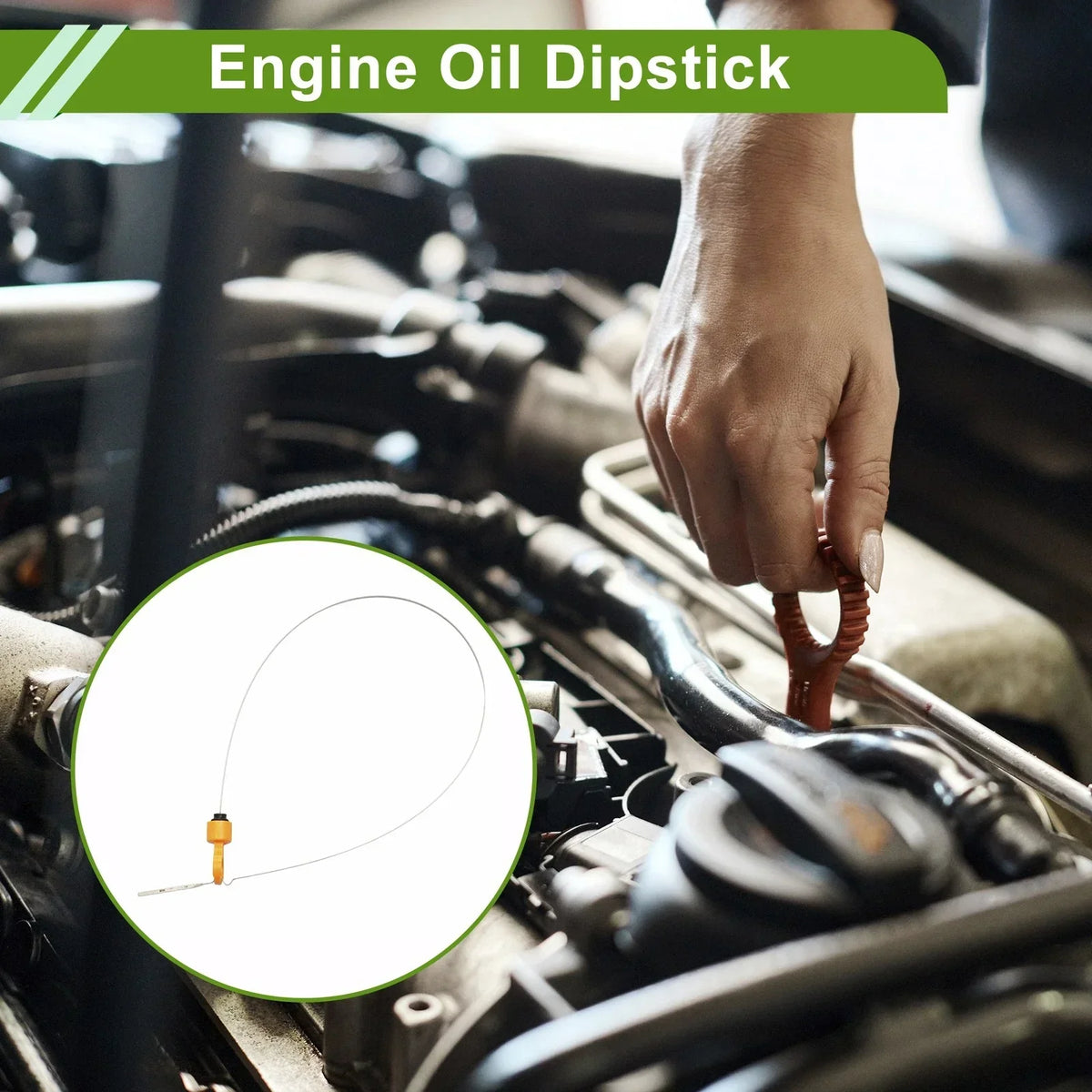 Dipstick for Engine Oil - Dodge Ram 1500 10 Cyl 8.3L (2005-2006)