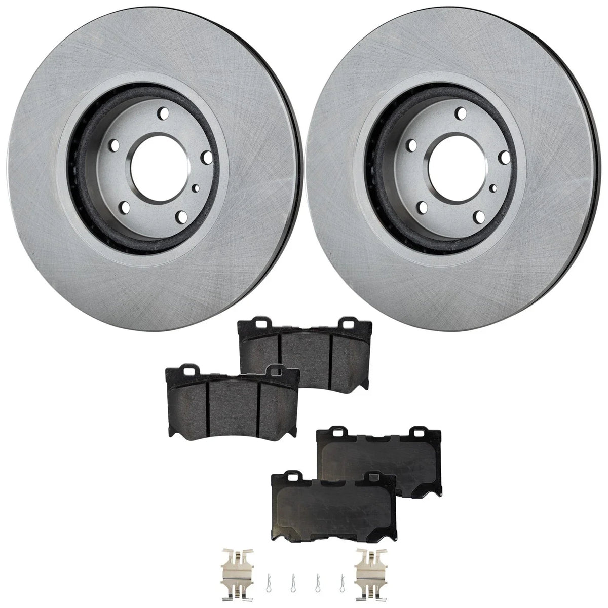 Front Brake Pads & Rotors Set for Infiniti G37 / Nissan 370Z (2010-2013)