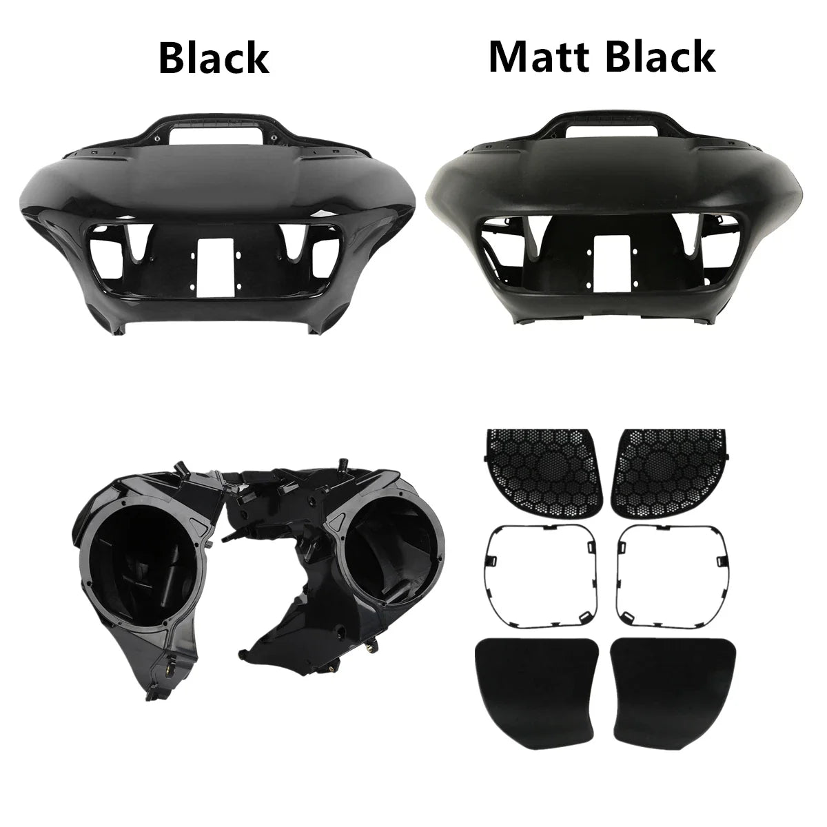 Inner Outer Fairing Speaker Covers for Harley Touring 2015-2023