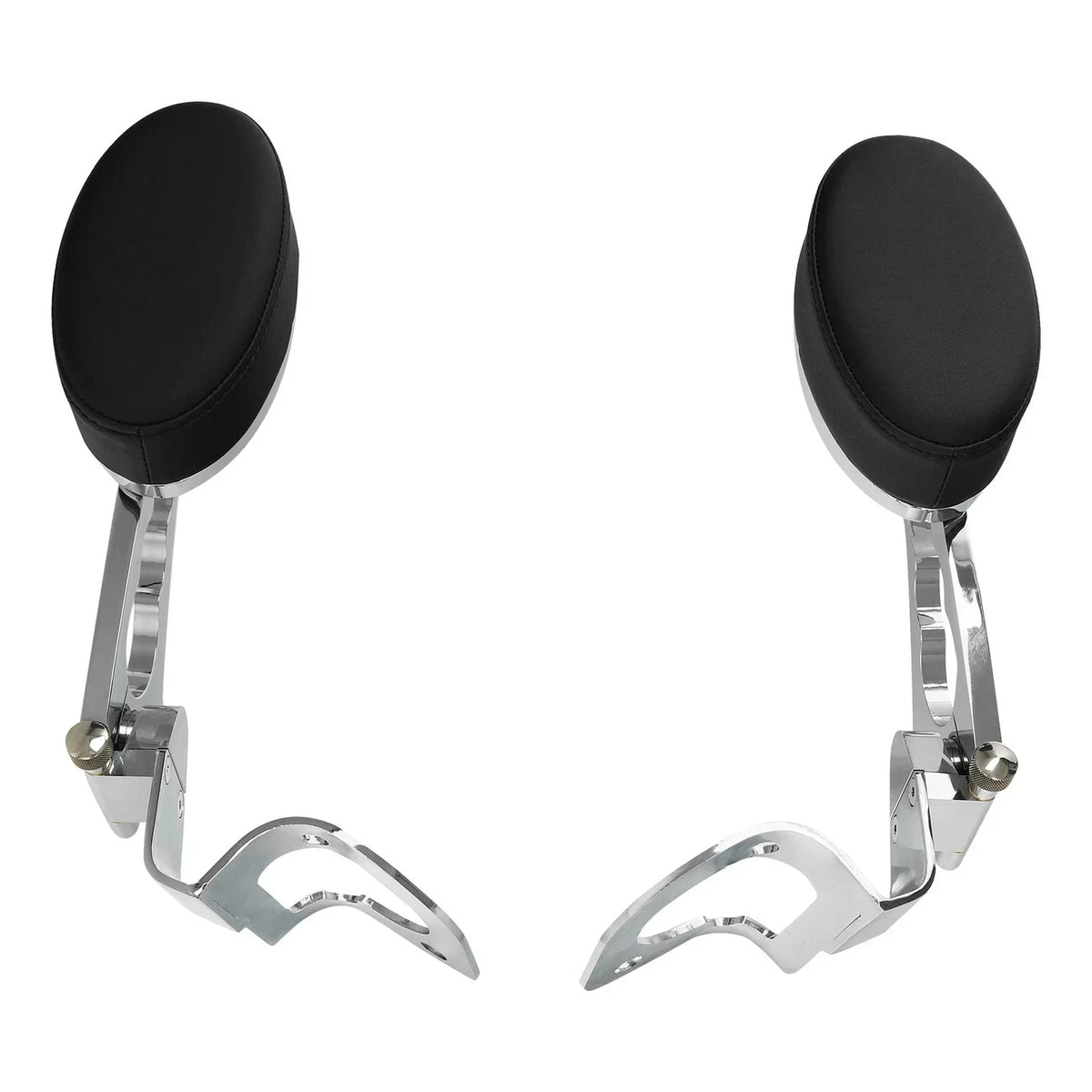 Chrome Rear Passenger Armrests for Harley Street Glide (2014-2025)