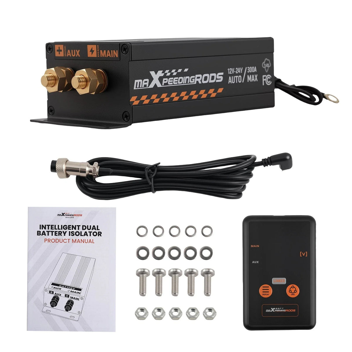 Smart Battery Isolator Controller for Universal Vehicles (12V/24V)