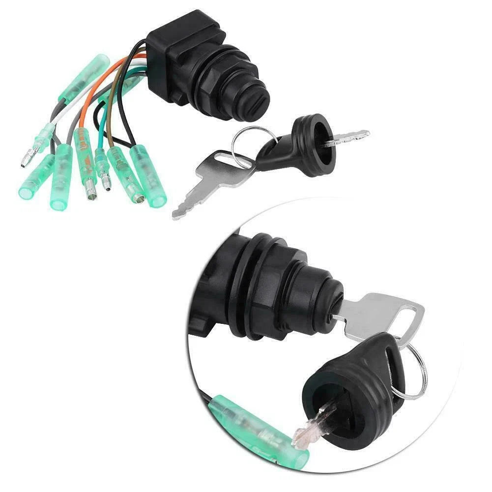 Ignition Key Switch for Suzuki Outboard (37110-92E01, 37110-99E00)