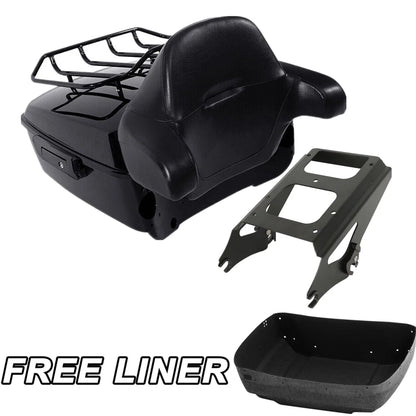 Trunk Pad in Black for 2009-2013 Harley Touring Models