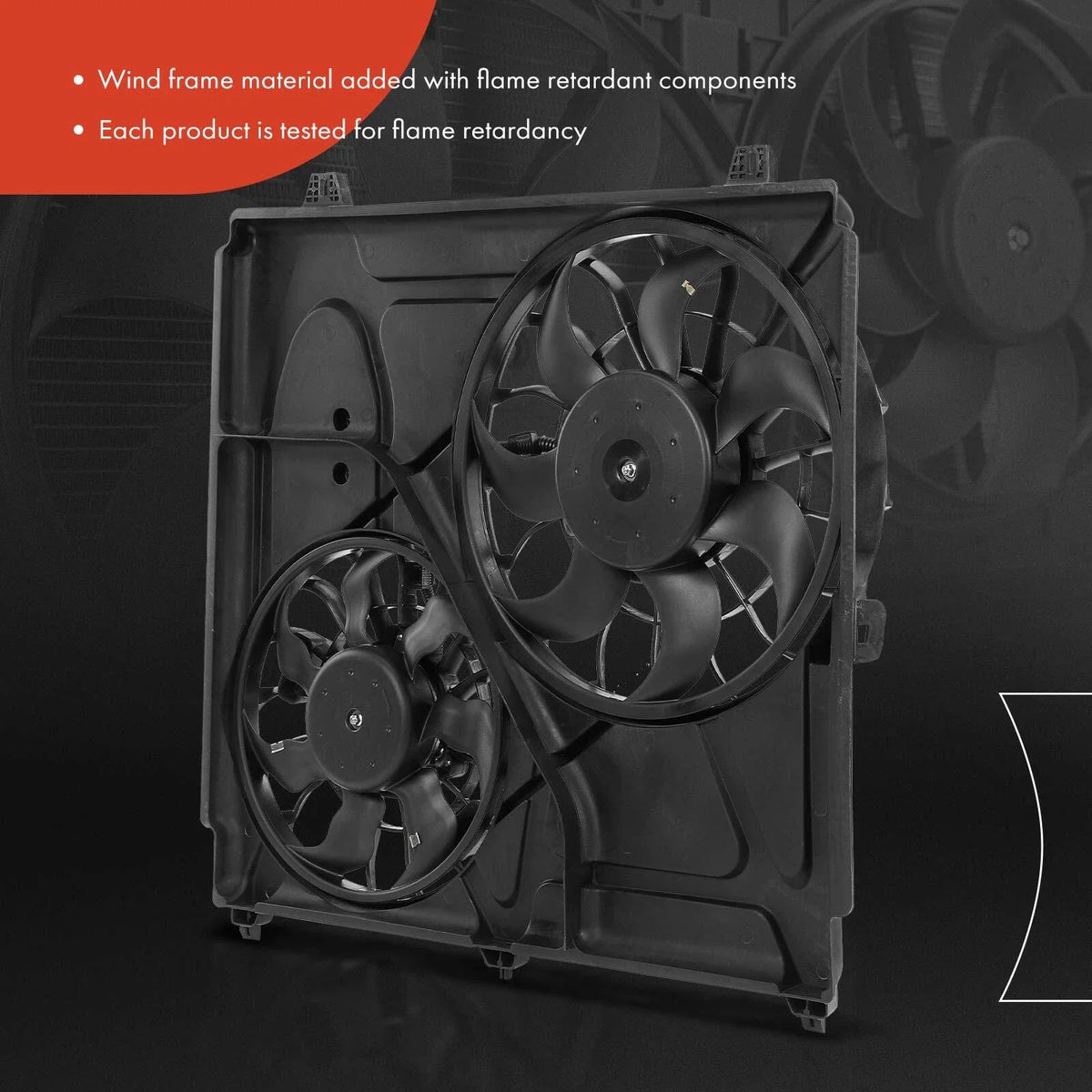 Dual Fan Assembly Replacement for Kia Sorento 2003–2006