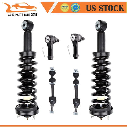Front Strut & Sway Bar Tie Rod Kit for Ford F-150 2WD (2005-2008)