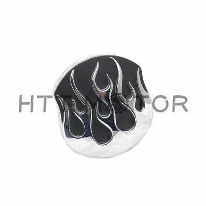Custom Black Flame Gas Cap for Harley (1984–2015)