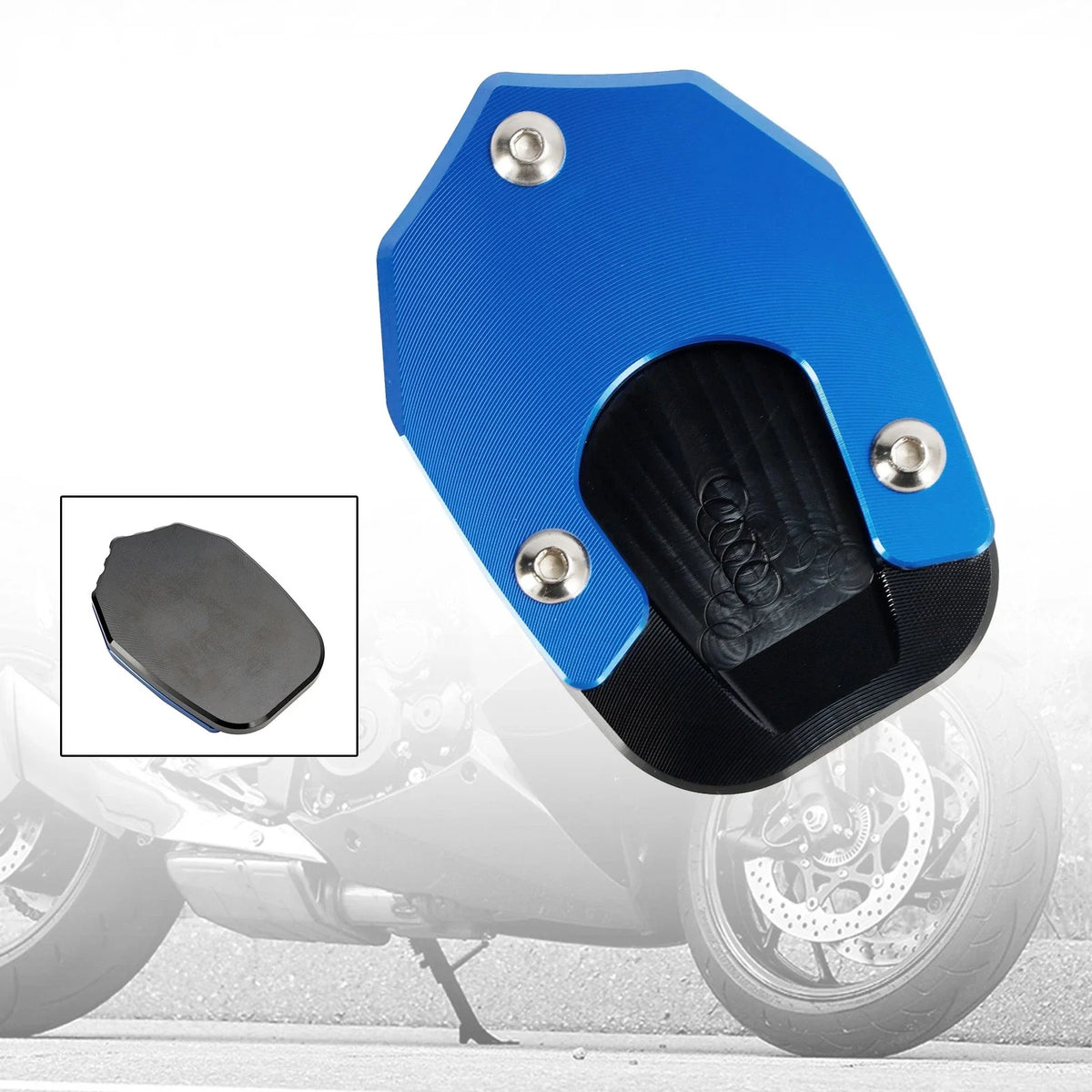 Kickstand Pad with Enlarged Plate for Suzuki GSX-S1000 2015-2023