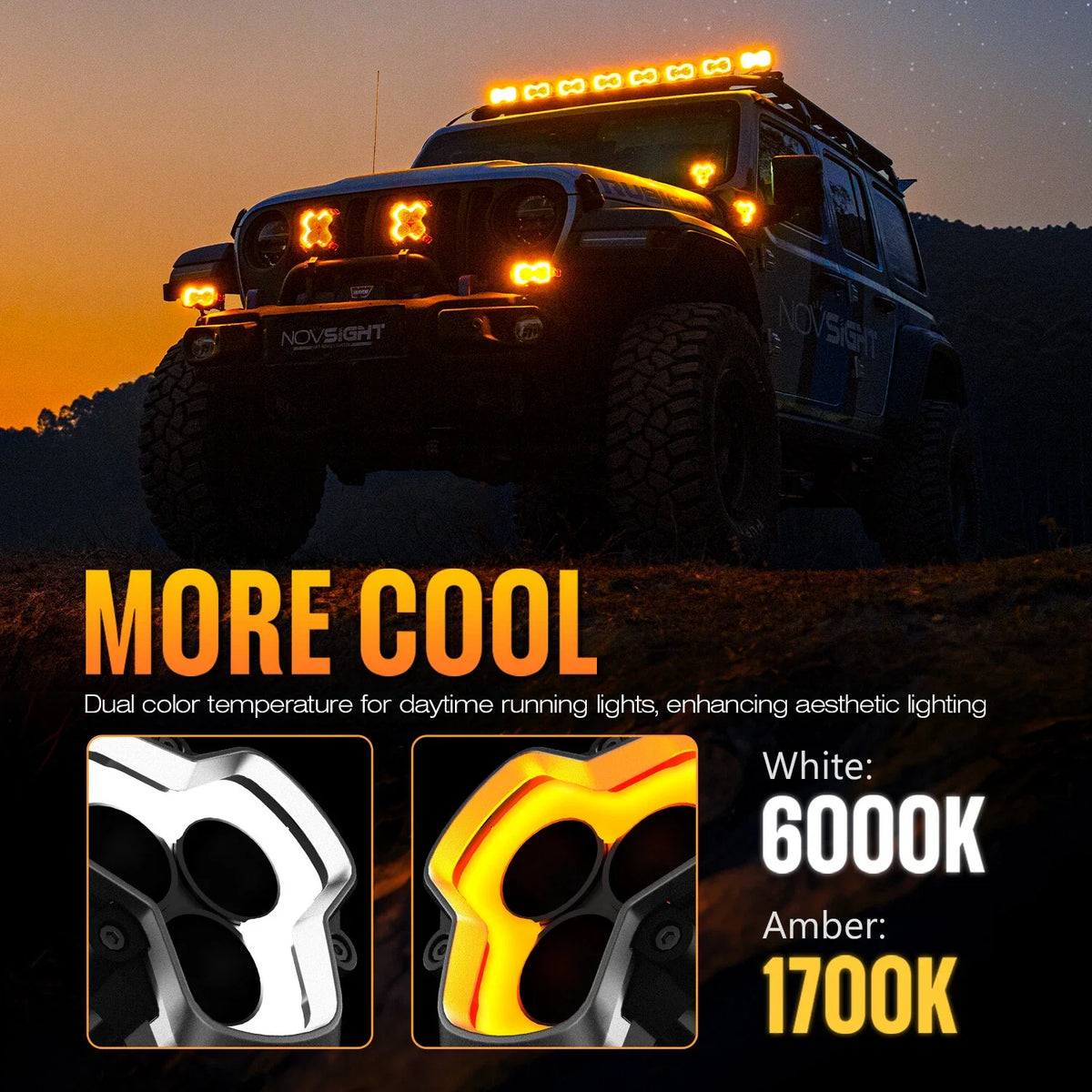 3" LED Spot Beam Pod Light for Dodge Durango and Challenger