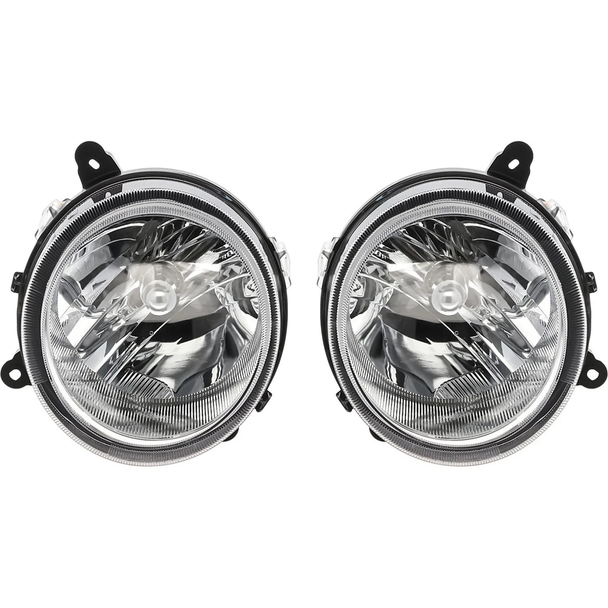 Headlight Set for Jeep Patriot (2007–2017) Halogen w/ Bulbs