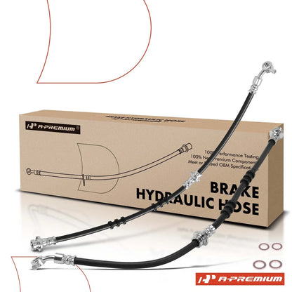 2X Front Brake Hydraulic Hose for Infiniti I30 I35 (2002–2003)