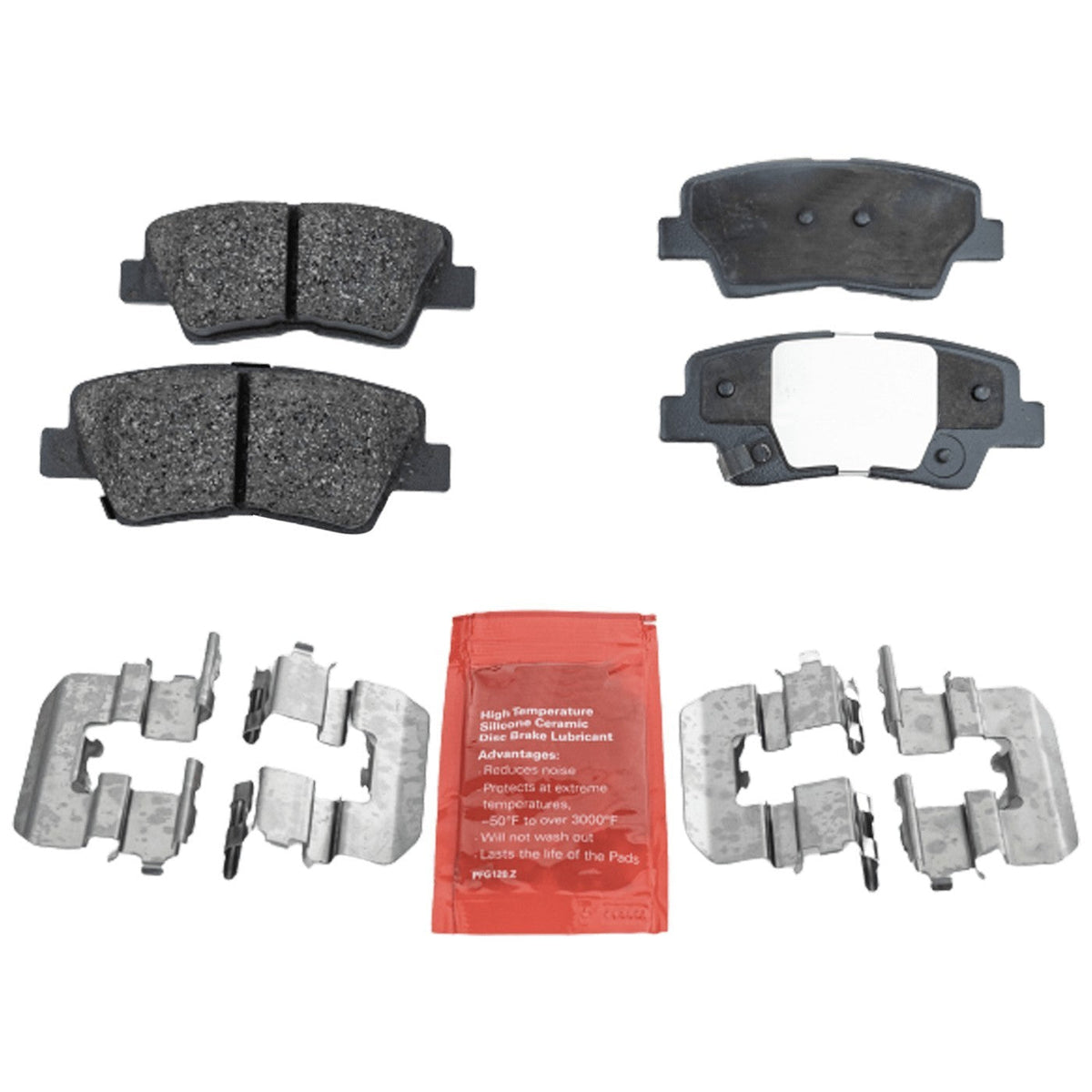 Rear Brake Rotor and Pad Kit for 2008-2010 Hyundai Sonata 2-Wheel