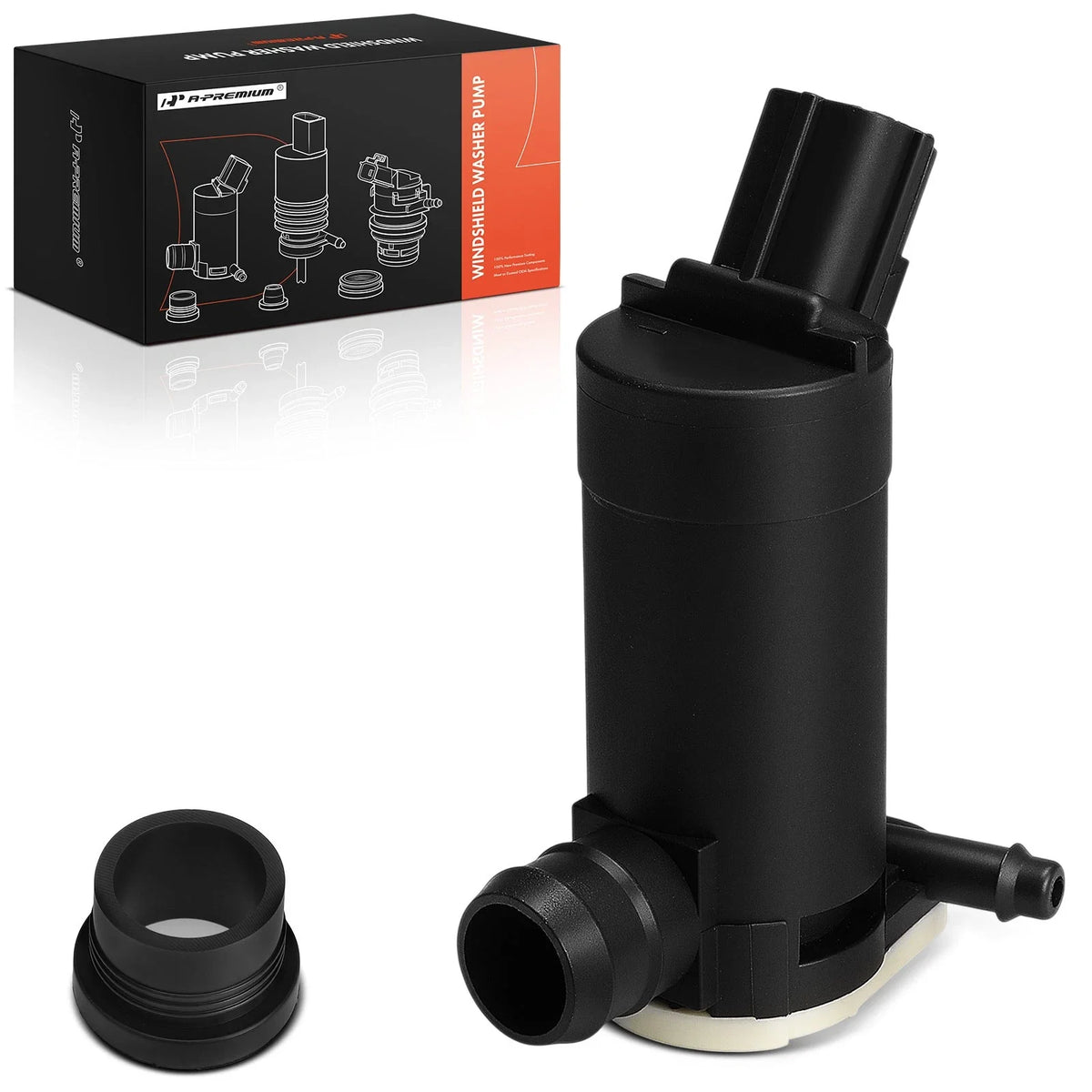 Windshield Washer Pump with Rubber Grommet for Ford