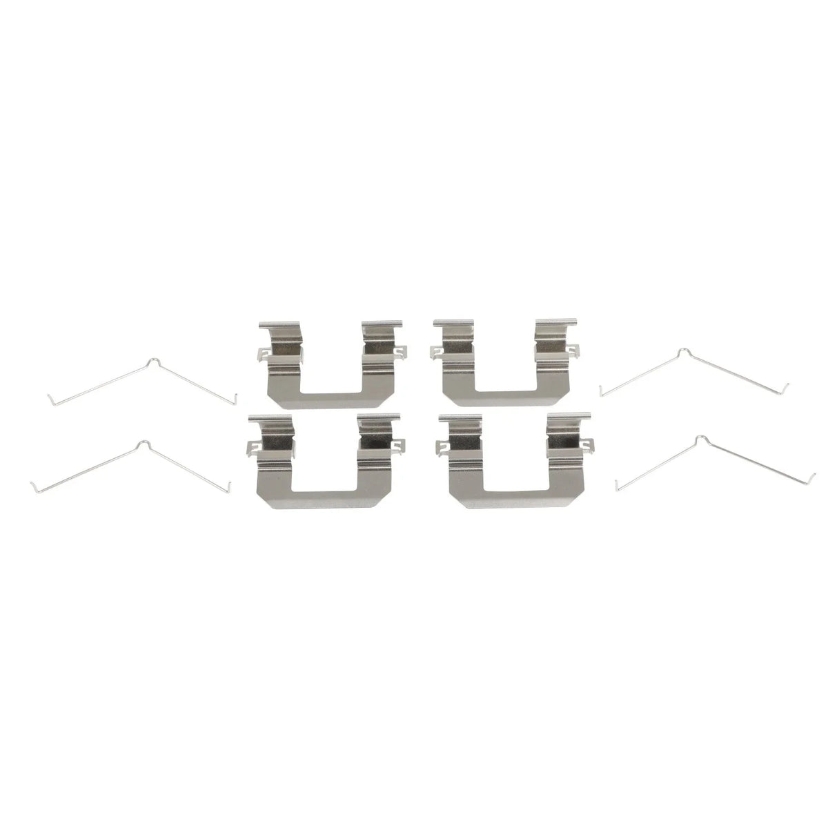 Front Ceramic Brake Pad Set w/Hardware for 2015-2020 Ford Transit-250