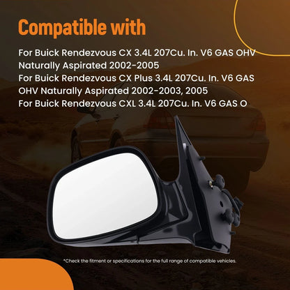 Side Mirror Power for Buick Rendezvous (2004-2005) 15213869