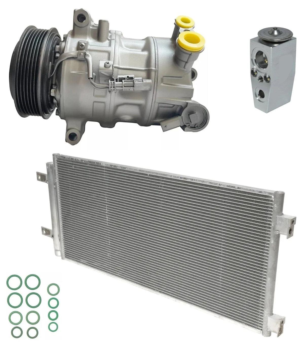 AC Compressor Kit With Condenser for Chevy Cruze 1.6L (2017–2017)
