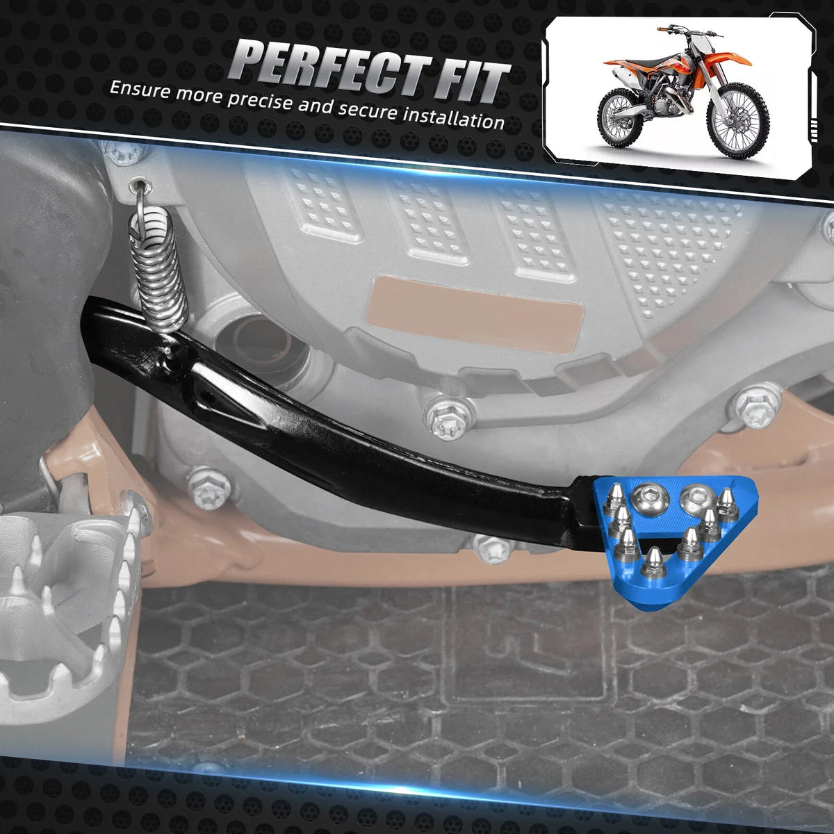 Forged Rear Brake Pedal Lever for Husqvarna TE FE TX FX TC FC (2017–2025)