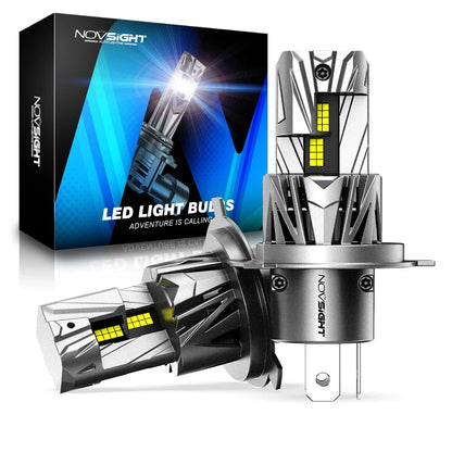 LED Headlight Bulbs H4 9003 (6500K, Error Free) for NOVSIGHT