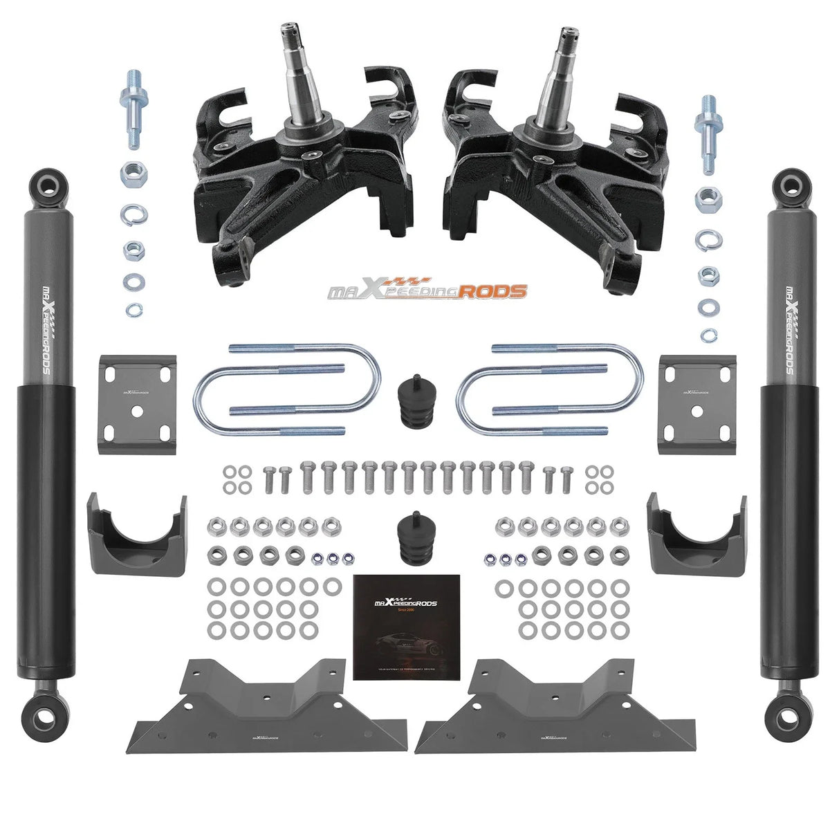 Shock Kit with C-Notches for Lowering Chevrolet C10 1973-1987