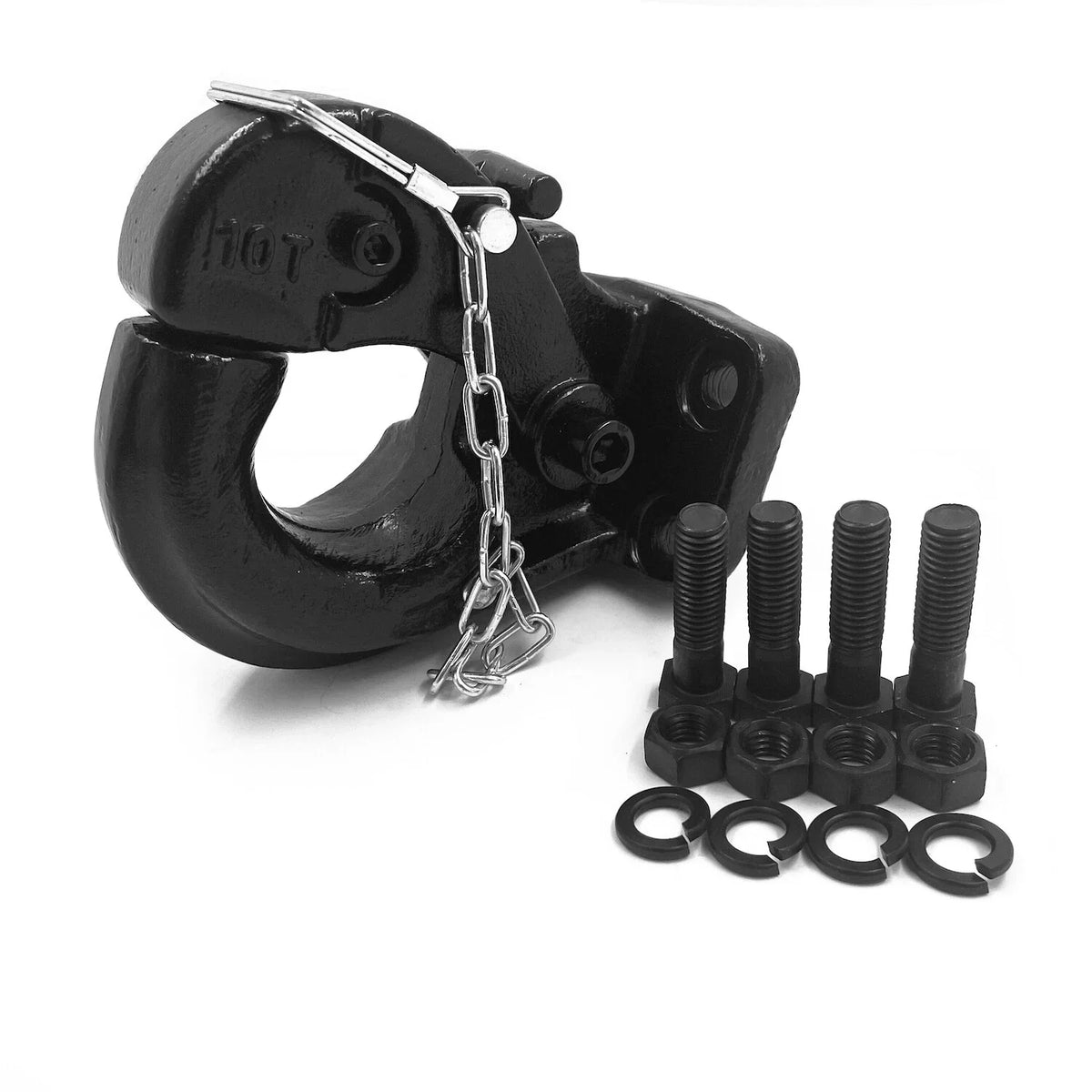 Pintle Hook 10-Ton Heavy Duty for Rigid Mount Trailer Towing