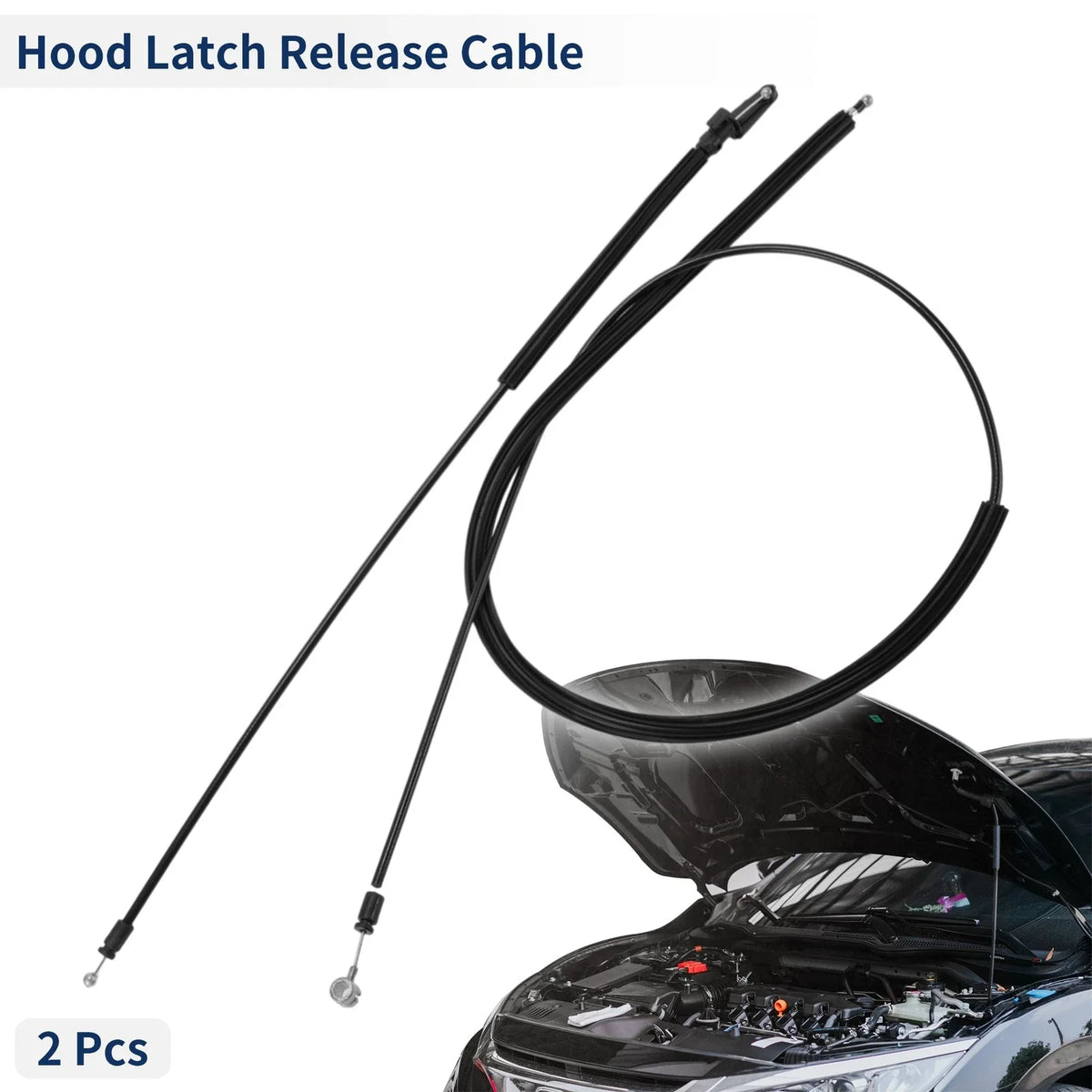 Hood Latch Release Cable for Volkswagen Tiguan (2008–2018) No.5N0823531
