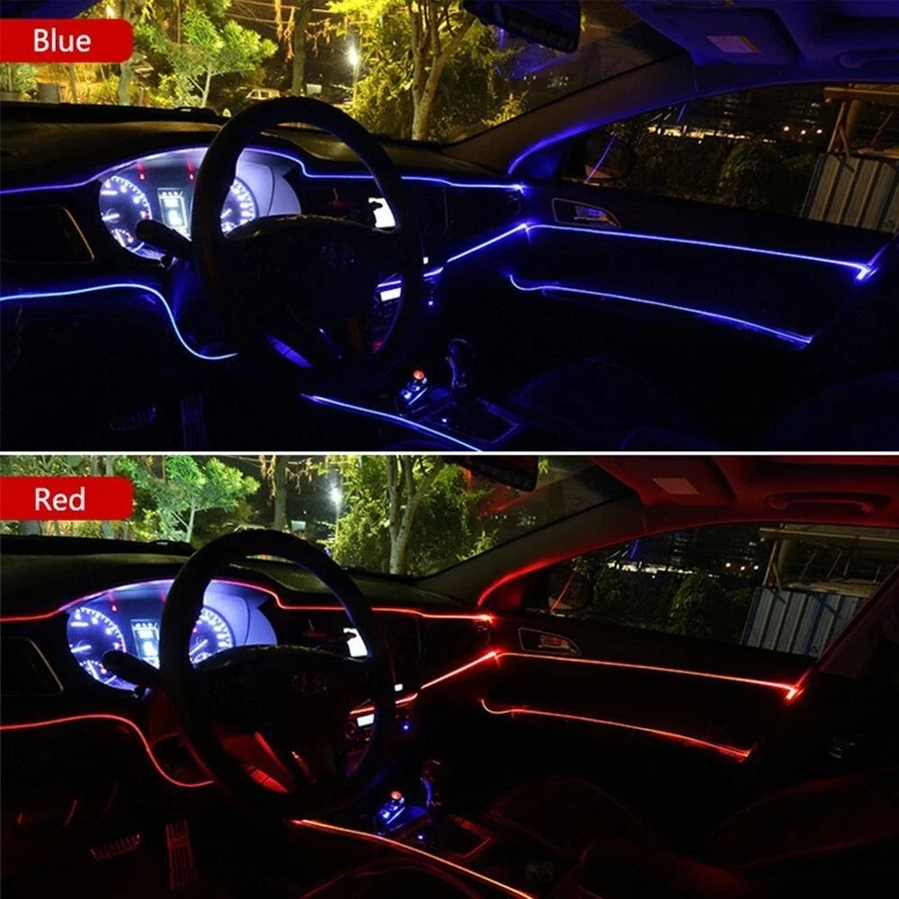 LED Car Interior Atmosphere Light Strip 5M for Toyota Hilux N70