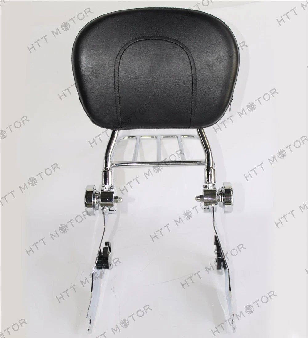 Luggage Rack with Detachable Backrest Sissy Bar for Harley Sportster 94-03