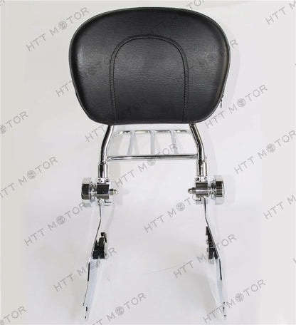 Luggage Rack with Detachable Backrest Sissy Bar for Harley Sportster 94-03