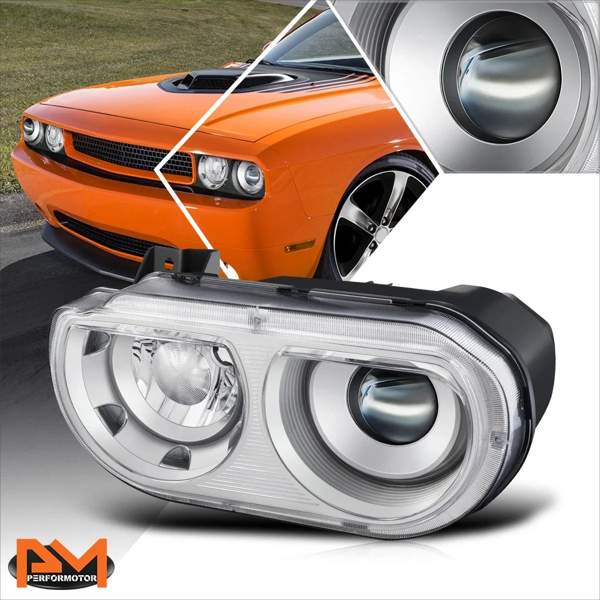 OE Style Left Projector Headlight Lamp for Dodge Challenger 2008–2014
